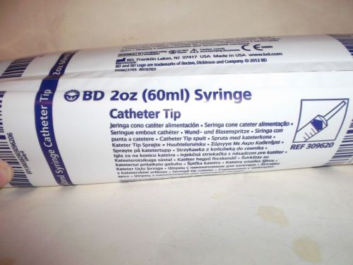 5 60 CC/ML 2 OZ. BD Syringe Catheter Tip Latex Free Sterile Must See