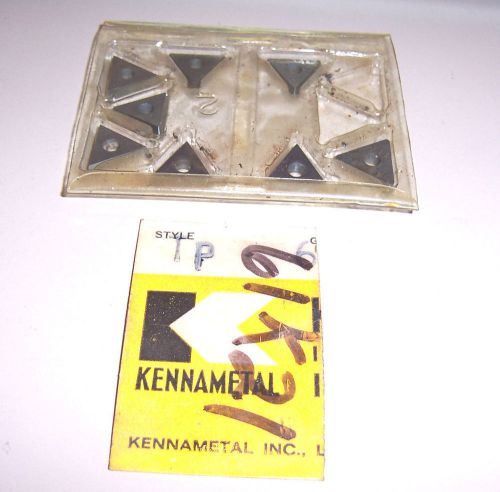 Kennametal Kendex TP 61 K21 indexable inserts 8 pieces