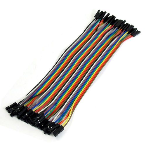 20cm Long F/F Solderless Flexible Breadboard Jumper Cable Wire 40 Pcs New