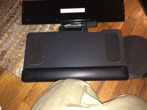 Human  Scale Keyboard Tray Mouse Tray Track And Stopper