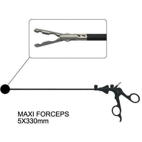 Maxi Forceps 5X330mm Laparoscopic Grasing Forceps Grasper Laparoscopy new