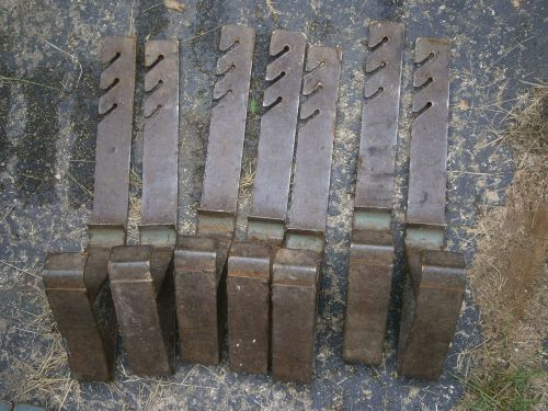 Lot 7 Matching Roof Jacks Scaffold Roofing Brackets vtg HEAVY DUTY