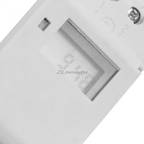 Digital LCD Programmable Electronic Timer Switch THC 15A 110V AC 220V AC New K2