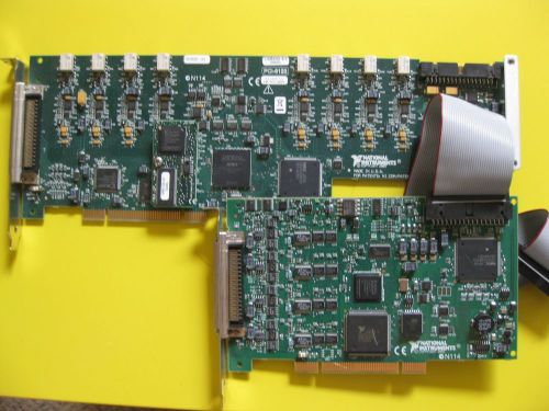 NI PCI-6123 NI DAQ Card 8ch 16bit Simultaneous Analog Input +PCI-6733