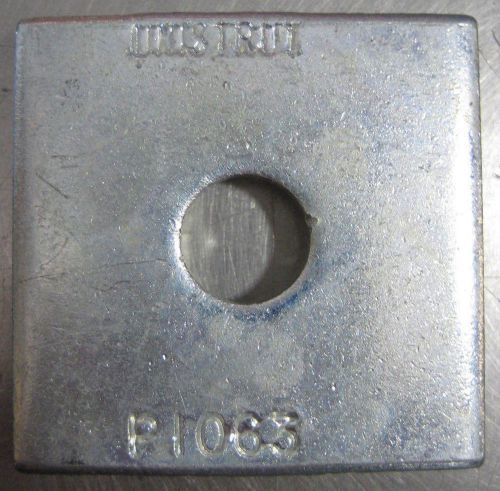 Unistrut p1063 channel washer 3/8&#034; hole 1-5/8&#034; square 1/4&#034; thick for sale