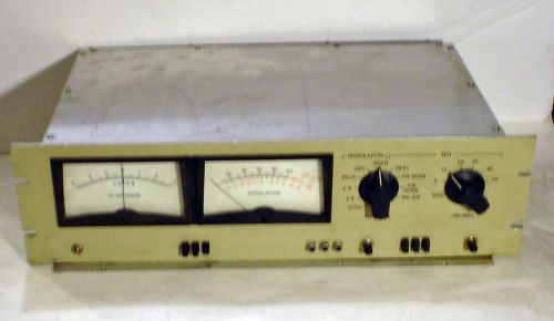 Belar Stereo Monitor Model FMS-1 Untested