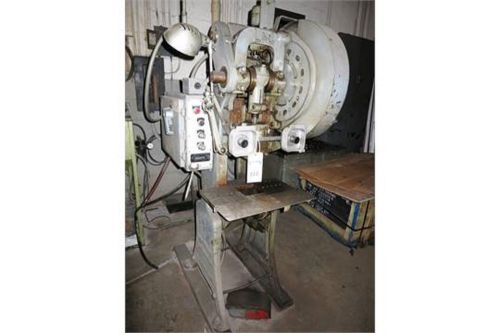 14 Ton L &amp; J OBI Punch Press fabrication machine S/N 11530A 1/2&#034; Stroke
