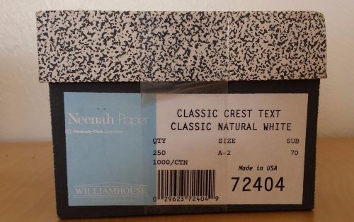 Classic Crest Envelopes A2 Natural White For Invitations, Etc.  Qty. 375+
