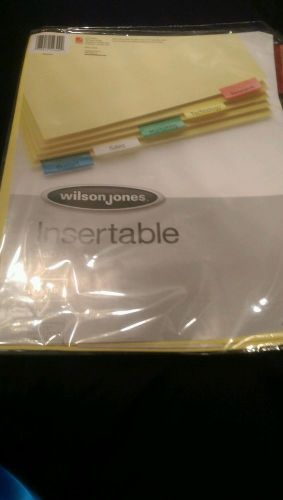Wilson Jones insertable tab dividers