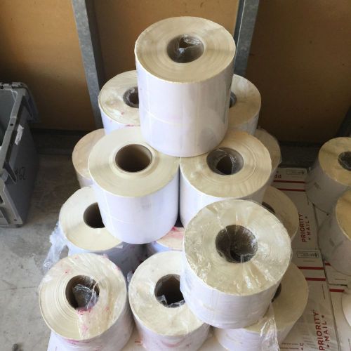 26,000 Label Paper Rolls Thermal Transfer 4x4 Massive Bulk Lot 15 Rolls X1,800