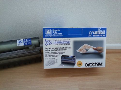 Brother LC-D9 9&#034; Double Side Laminate Cartridge w/ Film for LX-900 &amp; LX-910D