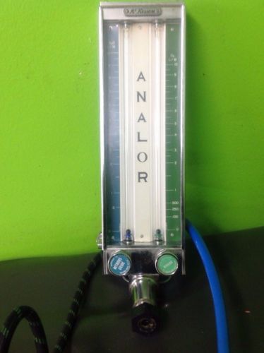 Dental mckesson analor nitrous oxide oxygen flow meter for sale
