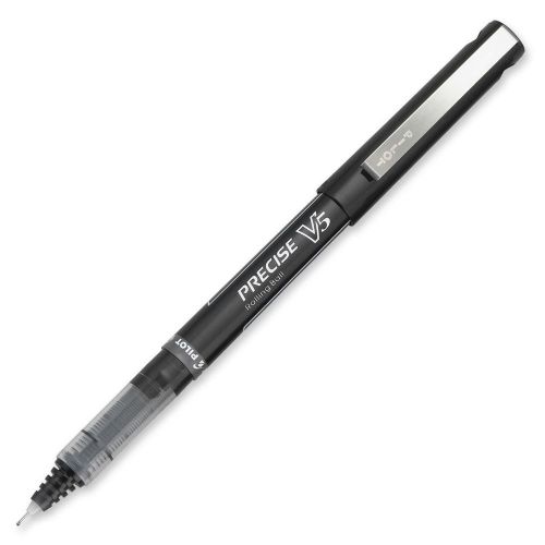 Pilot precise v5 stick rolling ball pens extra fine point black ink 12 box b115 for sale