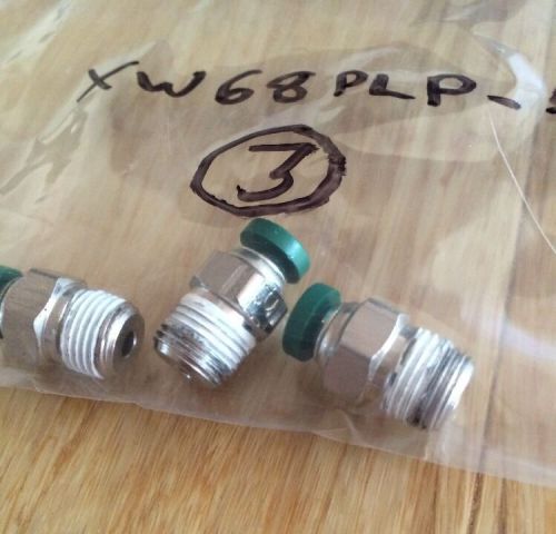 (3) NEW Parker XW68PLP-5/32-2 Fittings XW68PLP 5/32 2
