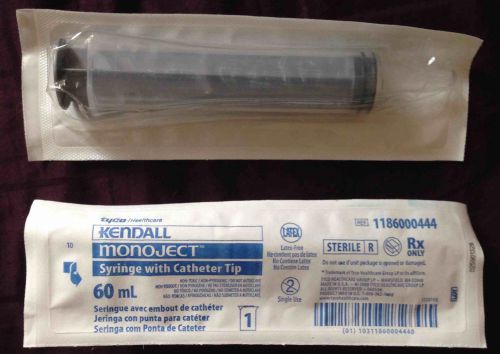 Kendall Monoject Syringes with Catheter Tip 60mL- Pack of30