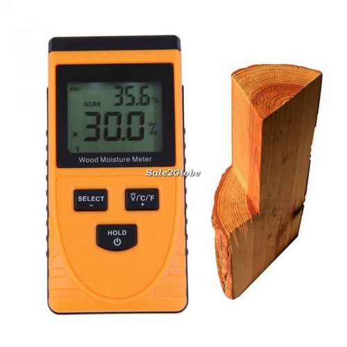 Portable Digital LCD Wood Timber Moisture Meter Damp Detector Tester Tool G8