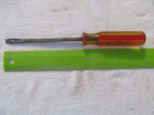 Vintage mac tools pn6 flat head screwdriver, 9-3/4&#034; overall for sale