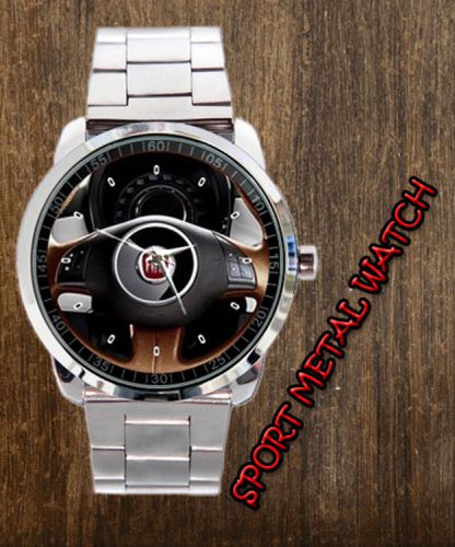 Fiat 500 Steering Wheel Sport Watch New Design On Sport Metal Watch