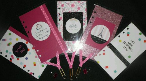 Dashboard, divider pages fits filofax personal, kikki k matching clips! for sale