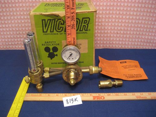 Nos  victor  hsr2570-580 argon helium professional gas regulator  flowmeter 819k for sale