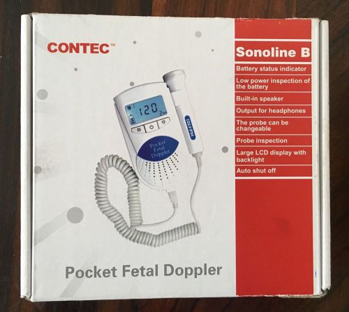 Contec Fetal Doppler Baby Heart Beat Monitor Ultrasound Doppler Sonoline B
