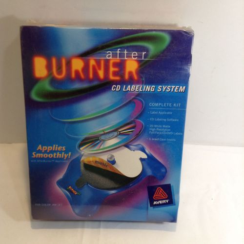 NEW Avery AfterBurner CD/DVD Labeling System Complete Kit