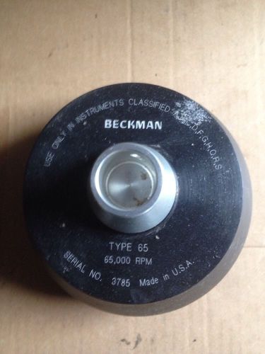 BECKMAN TYPE 65 MODEL 330211 FIXED ROTOR 65,000 RPM