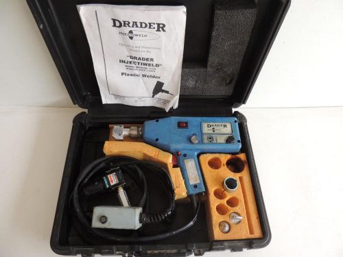 Drader injectiweld w20000 industrial plastic welder welding tool hdpe lldpe for sale