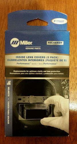 Miller welding hood inside lense covers 5 pack