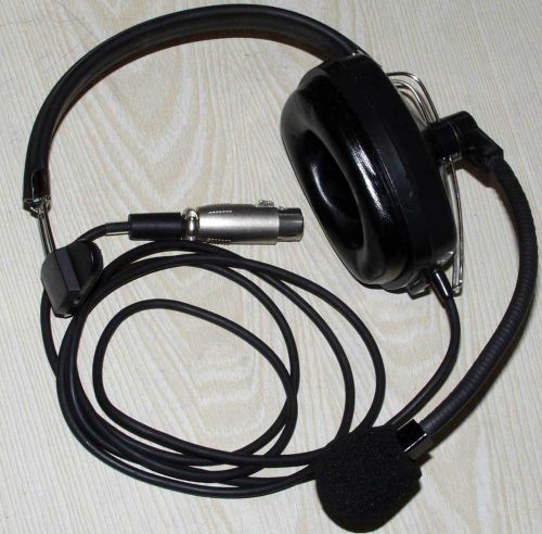 CLEAR-COM CC-40 single Muff Headset With 4 Pin XLR Female Connector