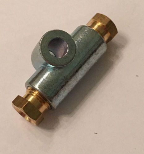 JD-606 Assembly Fixed Dual Connector; Female Double End Tubing Connector Coupler