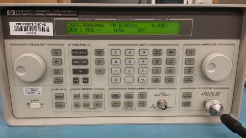 Hewlett Packard HP  HP 8648D Signal Generator 9KHz - 4000MHz Tested