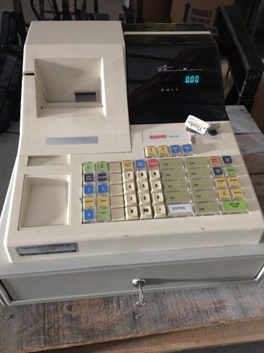 SAM4S ECR-340 W/ All Keys Dual-Station Cash Register, Powers On Untested AS-IS