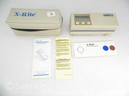 X-Rite 938 Spectrodensitometer w/ Manual &amp; Reflection Standard