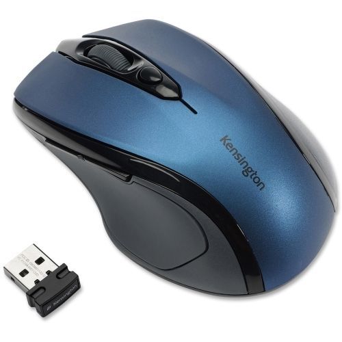 Kensington Pro Fit Mid-Size Wireless Mouse Graphite Gray 72421