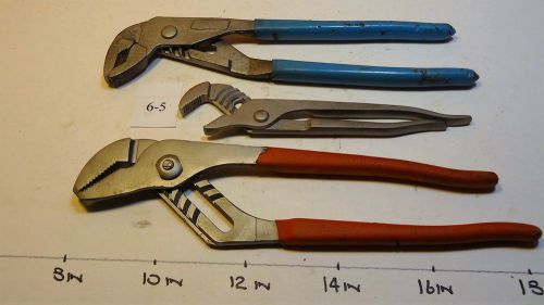 CHANNELLOCK PLIERS, SET OF THREE