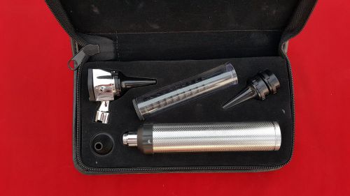 Otoscope diagnostic set, made of brass, whitest led illumination, for sale