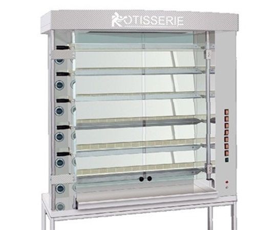 Rotisol FF1425-6G-SS FauxFlame Rotisserie Oven gas countertop model 56-1/4&#034; W
