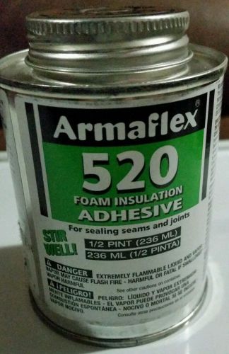 Armaflex 520 adhesive 1/2 pint brush top  elastomeric pipe foam/sheet insulation for sale