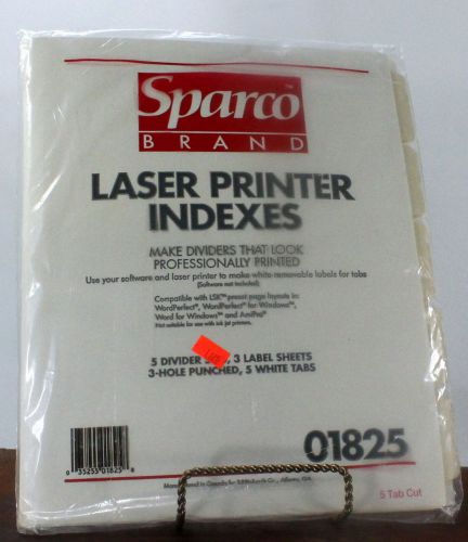 Sparco Brand Laser Printer Indexes 3 packs bbb250