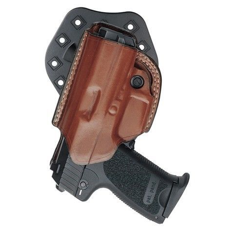 Aker Leather H268TPLU-CO1911 Flatside XR17 Paddle Holster Tan LH Fits Colt 1911