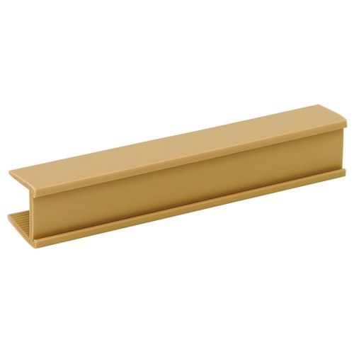 Clip-on label holders- 10/pkg tan colored for sale
