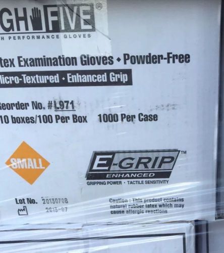 Micro flex l971 high five industrial grade latex gloves lot of 10 cases for sale