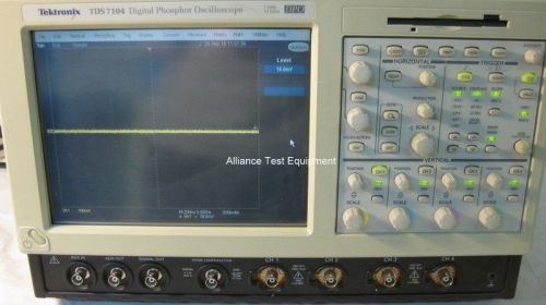 TDS7104, Tektronix, 1GHz Digital Phosphor Oscilloscope, OPT 2M, 6 MONTH WARRANTY