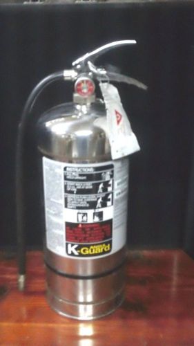 Ansul k-guard fire extinguisher &#034;wet&#034; k01-2  for cooking appliances 1.6 gallon for sale