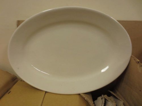 Rego 11 3/4&#034; Plain White Platters (Case of 24) Restaurant and Catering Quality
