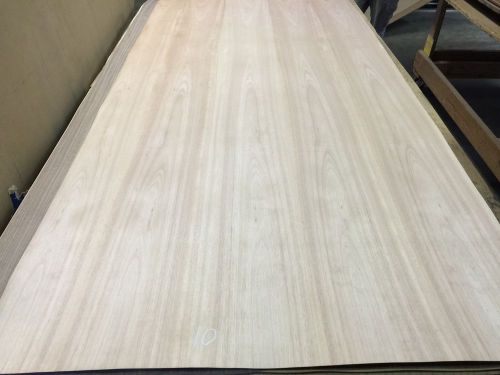 Wood veneer lyptus 48x97 1 piece 10mil paper backed &#034;exotic&#034; air 10 for sale