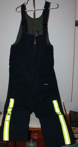 NEW TAG LINE FR NOMEX NAVY FLAME RESISTANT INSULATED BIB OVERALLS EXTREME COLD