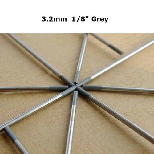Grey WC20 Ceriated Tungsten Electrode 3.2mm X 150mm 1/8&#034; X 6&#034;  TIG Welding 10PK