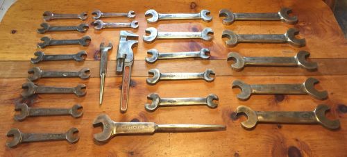 AMPCO 23 Wrench Lot w/ Monkey Wrench Spud Wrenches Various SAE Sizes Beryllium